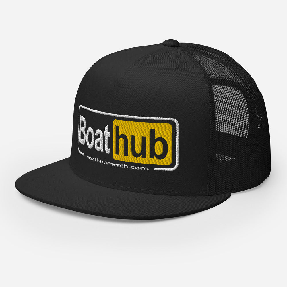 Trucker Cap (Black/White)