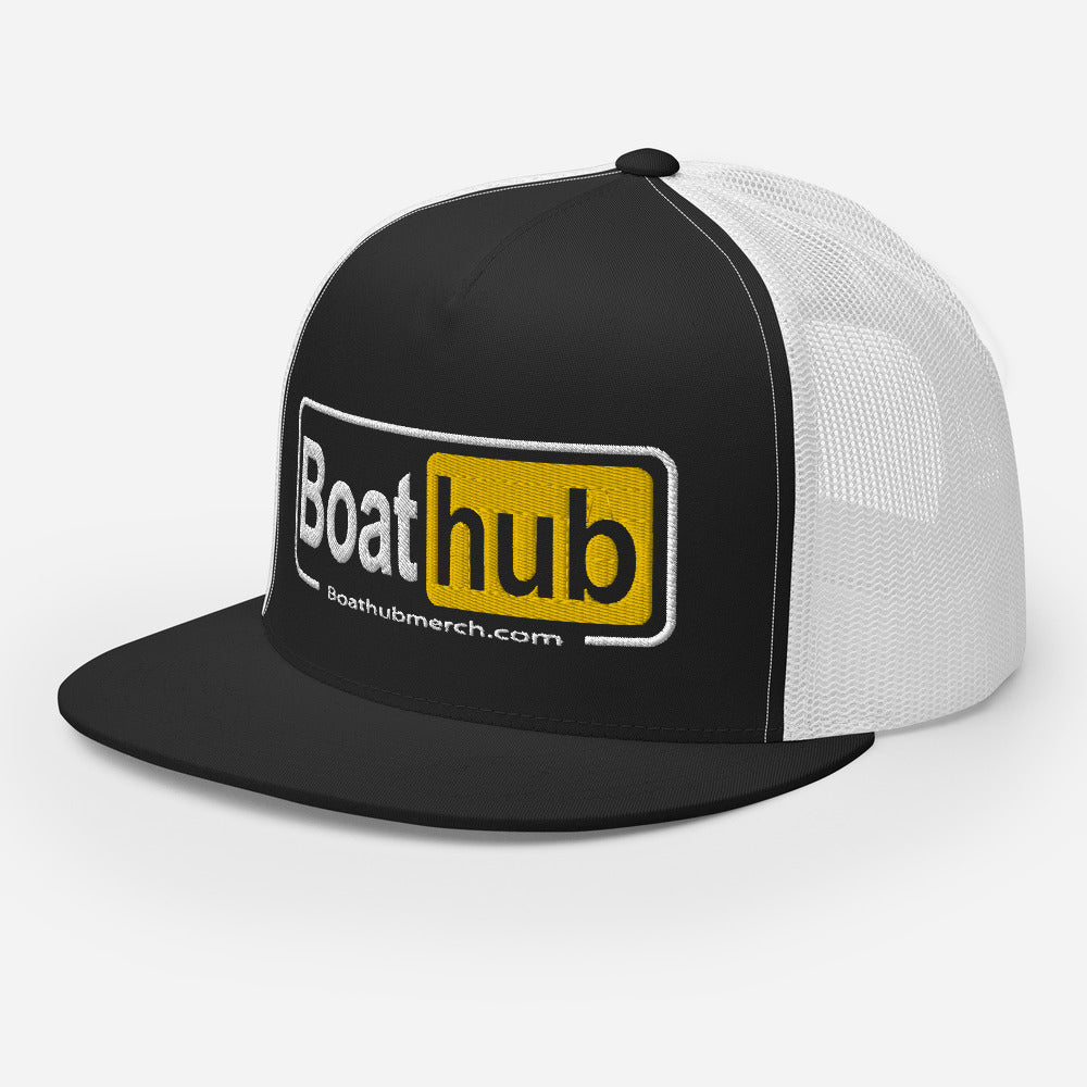 Trucker Cap (Black/White)